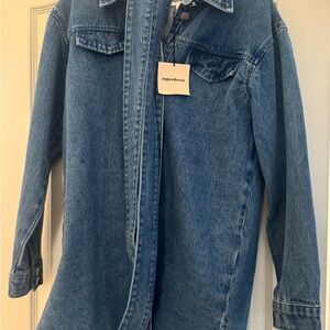 Superdown Classic Blue Denim Shirt